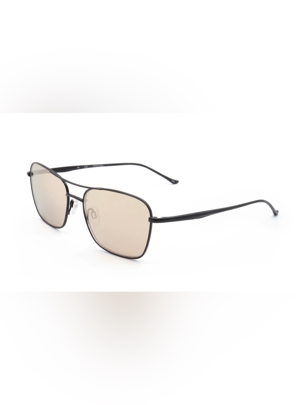 Donna Karan Unisex DO103S Aviator Sunglasses in the Black colorway